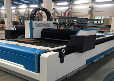 Coupeur de laser de commande numérique par ordinateur de fibre d'acier doux, découpeuse de laser de la fibre 1000W de 1500 x de 3000mm
