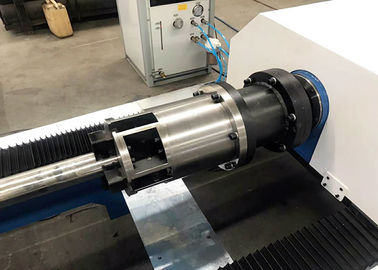 découpeuse de tuyau de commande numérique par ordinateur du tube 1000W avec le refroidissement par l'eau de puissance de laser de fibre de Raycus IPG