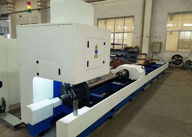 Puissance de laser de fibre de Raycus IPG de découpeuse de tuyau d'acier de la commande numérique par ordinateur 500W de refroidissement par l'eau