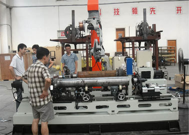 Station robotique de systèmes de soudure de magnétique de CHAT de MIG pour le cylindre hydraulique de pression d'huile