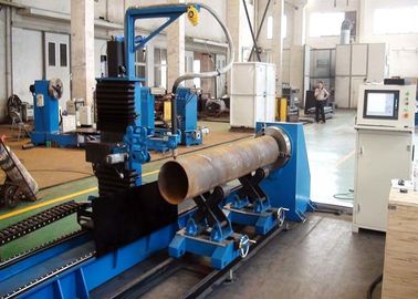 Diamètre de tuyau de la tension adapté aux besoins du client par découpeuse 200-1400mm de tube de plasma de la flamme CNC4