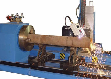la ligne de intersection la découpeuse en acier de tube/6-150mm de la commande numérique par ordinateur 5-Axis sifflent la découpeuse de laser