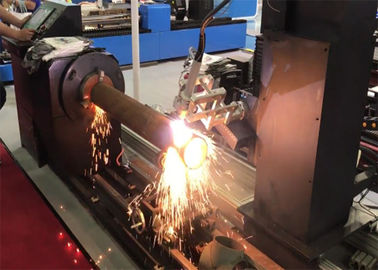 la ligne de intersection la découpeuse en acier de tube/6-150mm de la commande numérique par ordinateur 5-Axis sifflent la découpeuse de laser