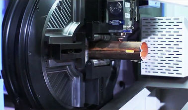 Laser automatique 380V/50Hz de fibre en métal d'acier inoxydable de découpeuse de tuyau de commande numérique par ordinateur