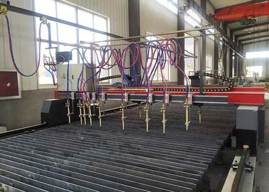 Type de portique de commande numérique par ordinateur flamme de bande et découpeuse de plasma pour la chaîne de production de poutre en double T