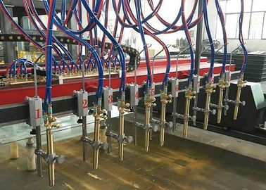 Type de portique de commande numérique par ordinateur flamme de bande et découpeuse de plasma pour la chaîne de production de poutre en double T
