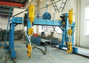 Machine de soudure en porte-à-faux de poutre en double T de portique, ligne de soudure automatique de poutre de poutre transversale