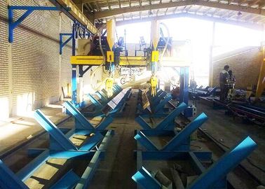 Chaîne de production de LMH-4000/5000 poutres en double T rendement élevé de portique de machine automatique de Weiding