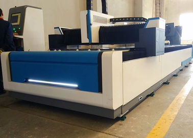 Découpeuse en acier de laser de commande numérique par ordinateur de rendement élevé, 1000W coupeur industriel de laser de 1500 x de 6000mm