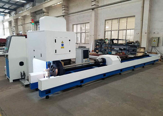 Machine de découpe de tubes CNC haute efficacité 3000W refroidissement par eau fer galvanisé