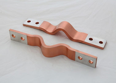 Shunts de cuivre flexibles de la CE, connecteur de cuivre d'aluminium pour la connexion électrique