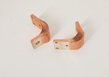 Électrodéposition nue ou bidon de connecteur de cuivre plat de câble de terre de tresse à forte intensité de lien