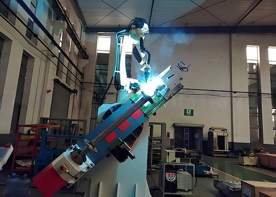 systèmes robotiques de soudure du gaz 300A mélangé pour le diamètre de fil de l'axe 0.8-1.4mm d'étape d'escalator