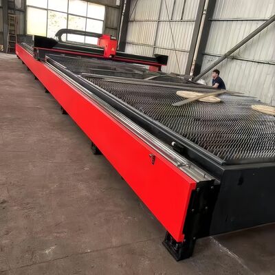 Machine de découpe laser à fibre de gantry 3KW-40KW pour la fabrication de tôles métalliques de grande taille