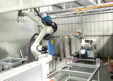 Machine de soudure en aluminium automatique de robotique d'échangeur de chaleur d'Aileron-et-tube