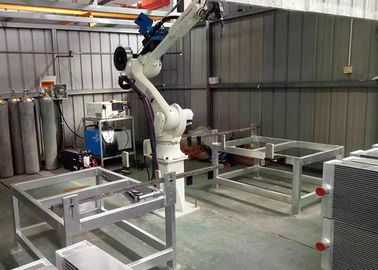 Machine de soudure en aluminium automatique de robotique d'échangeur de chaleur d'Aileron-et-tube